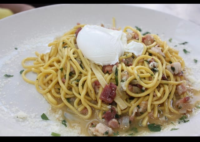 Spaghetti Carbonara.