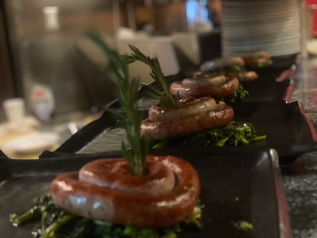 Chivalini Sausage w/ Broccoli Rabe.